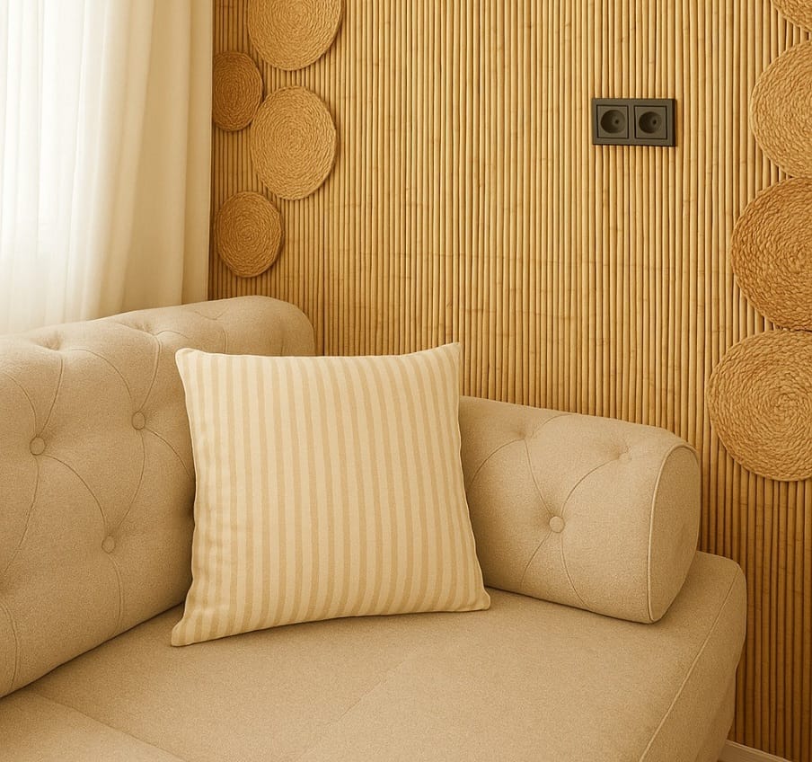 ÇİZGİLİ KIRLENT KILIFI KAHVERENGİ ÇİZGİLİ KIRLENT KILIFI 2 Lİ