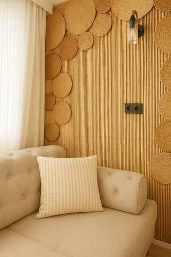 ÇİZGİLİ KIRLENT KILIFI KAHVERENGİ ÇİZGİLİ KIRLENT KILIFI 2 Lİ