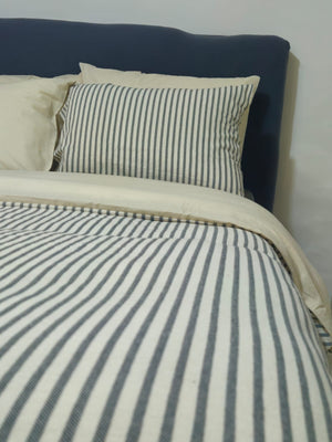 Natural Life Concept Gri Keten Doğal Terletmeyen Ütü İstemeyen  4 Mevsim Nevresim Seti