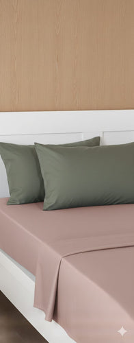 Düz Renk Haki Yeşili Yastık Kılıfı %100 Pamuk