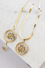 Görseli Galeri görüntüleyiciye yükleyin, Yonca Kolye ve Bileklik Set