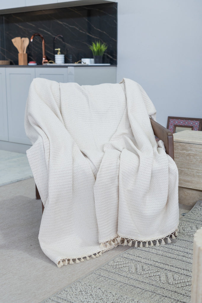 NATURAL LİFE CONCEPT PAMUK KOLTUK ÖRTÜSÜ 240 × 180 Cm