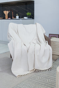 NATURAL LİFE CONCEPT PAMUK KOLTUK ÖRTÜSÜ 240 × 180 Cm