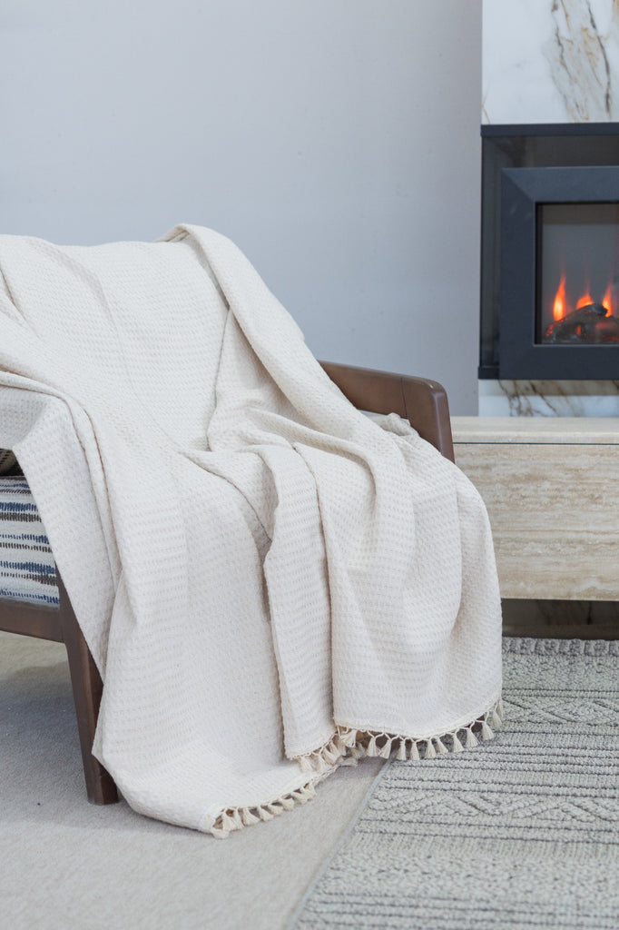 NATURAL LİFE CONCEPT PAMUK KOLTUK ÖRTÜSÜ 240 × 180 Cm