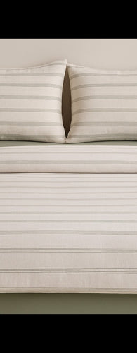 NATURAL LİFE CONCEPT YEŞİL ÇİZGİLİ ÇİFT KİŞİLİK NEVRESİM TAAKIMI